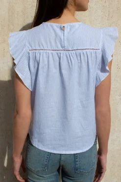 Blusa con rouches