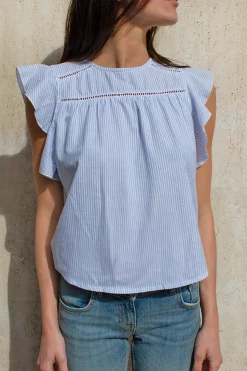 Blusa con rouches