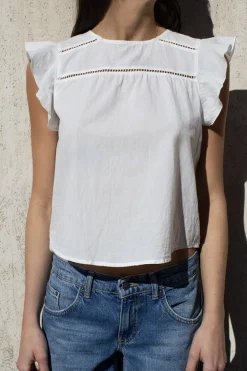 Blusa con rouches