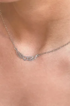 Collana cuore ali