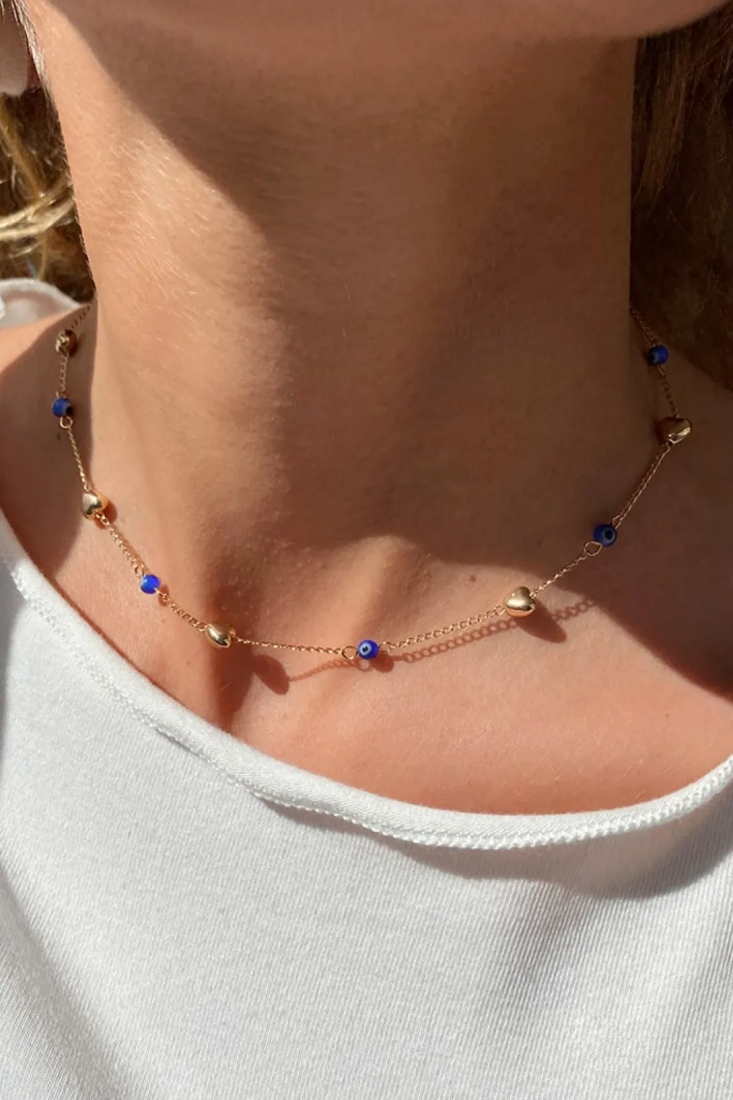 Collana occhi e cuori