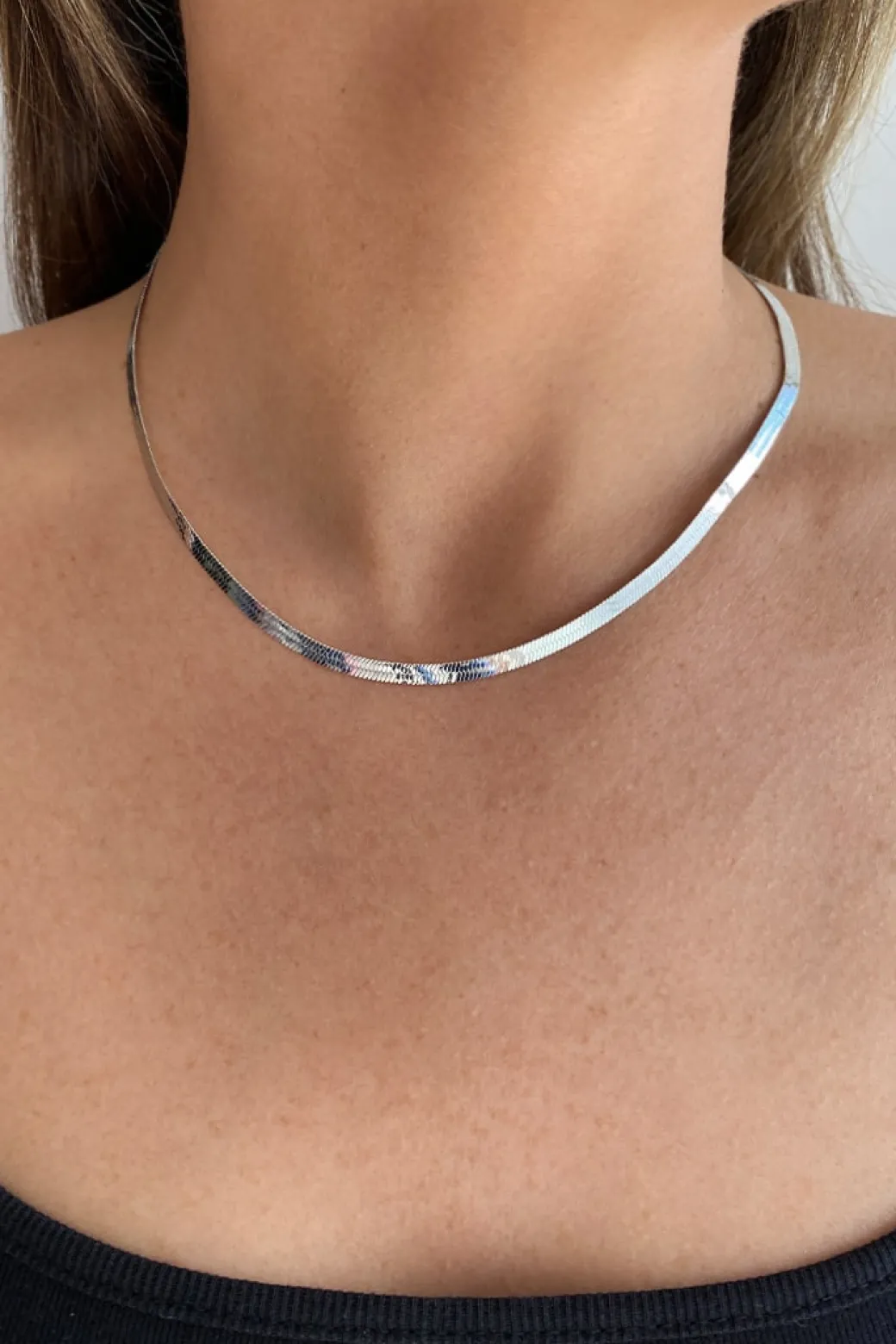 Collana piatta