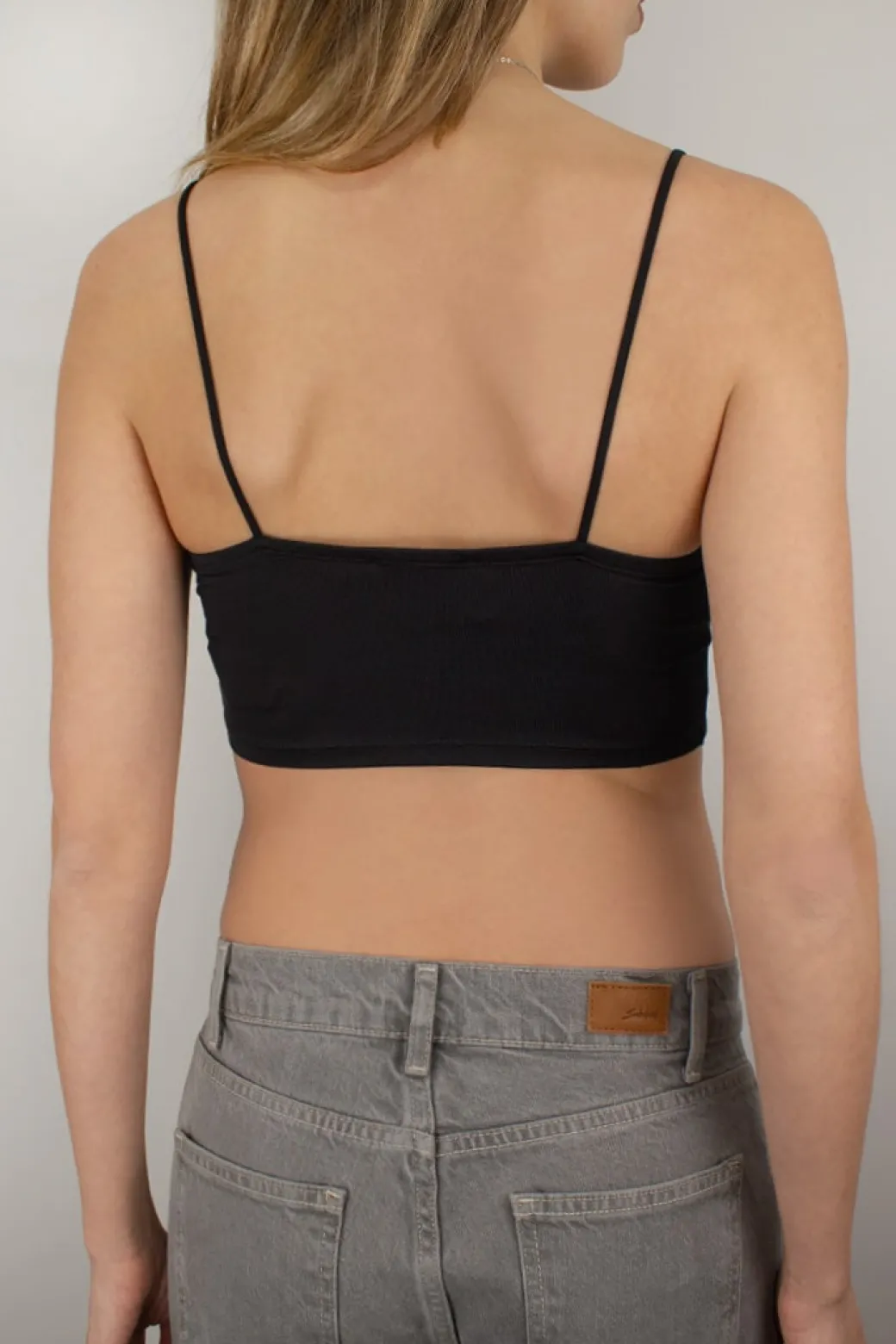 Crop top scollo a V