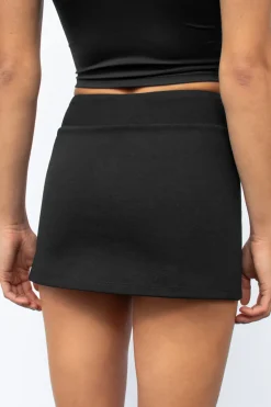 Gonna pantalone con spacchetto