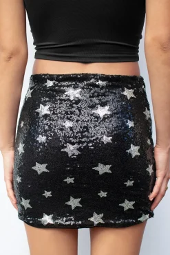 Gonna tubino paillettes stelle