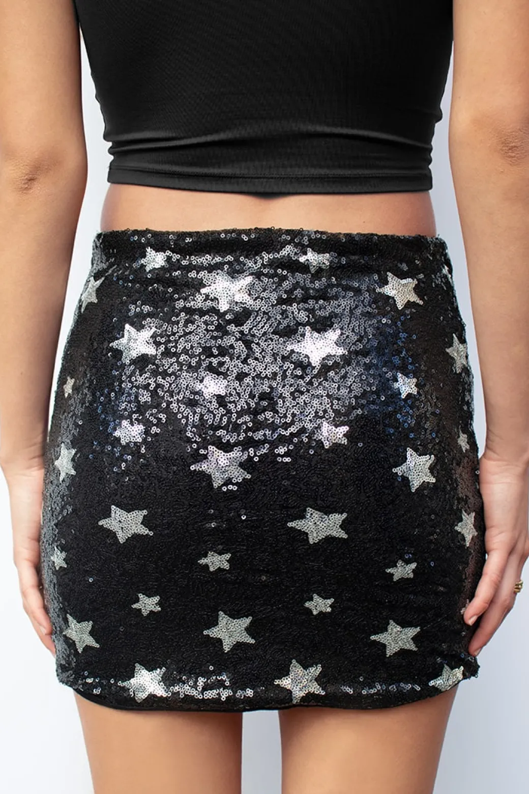 Gonna tubino paillettes stelle