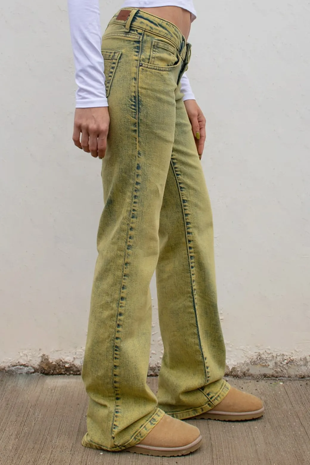 Jeans flare low waist