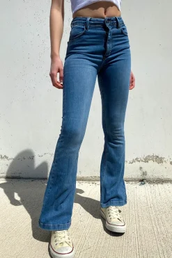 Jeans flare low waist