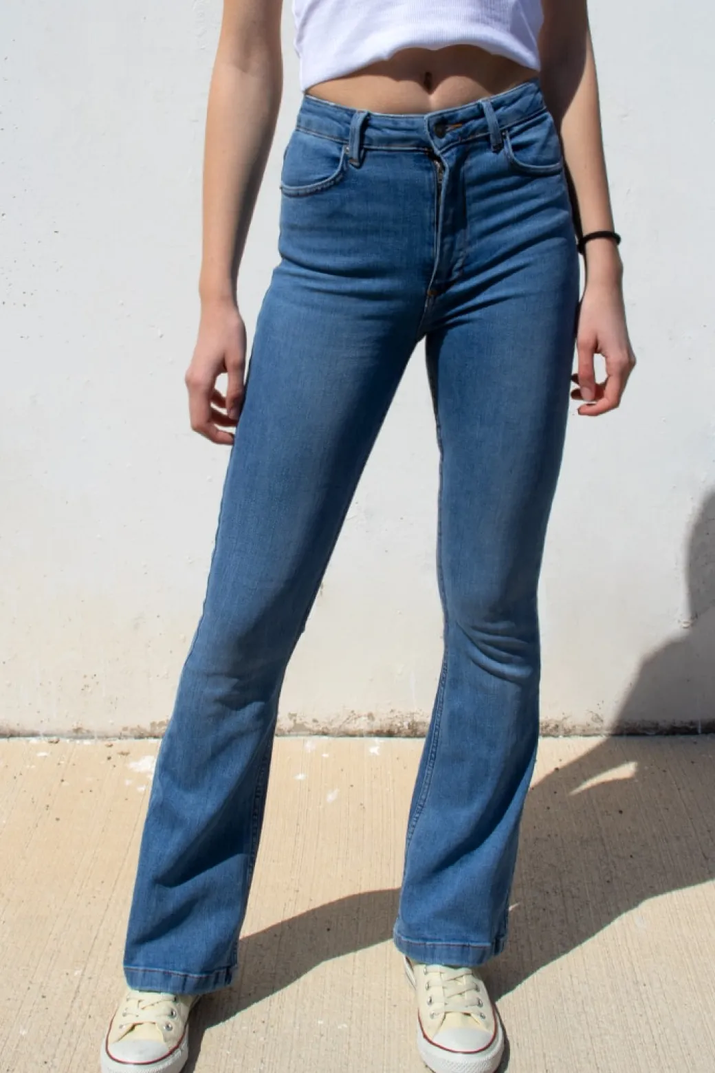 Jeans flare low waist