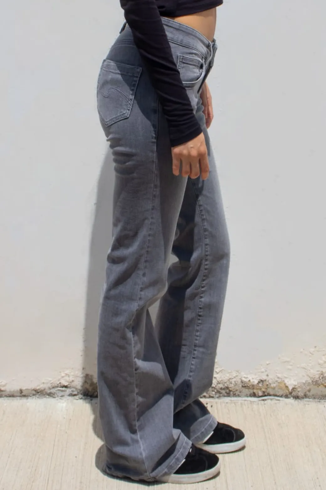 Jeans flare low waist