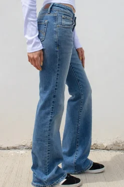 Jeans flare low waist