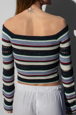 Maglione manica flare