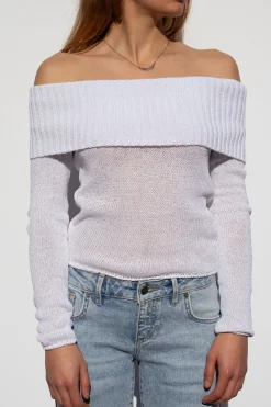Maglione off-shoulders