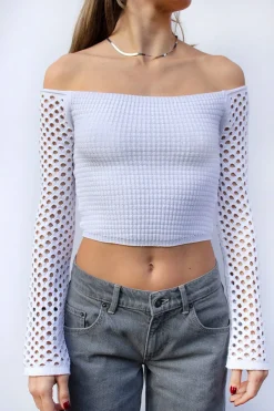 Maglione scollo a barchetta