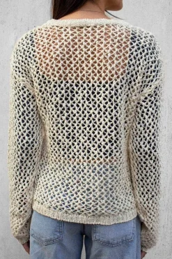 Maglione stella traforato