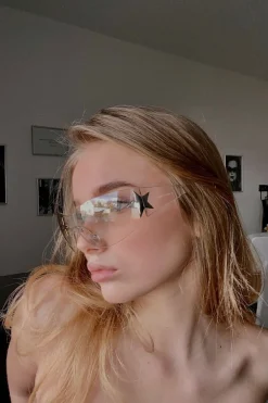 Occhiali a mascherina con Stella