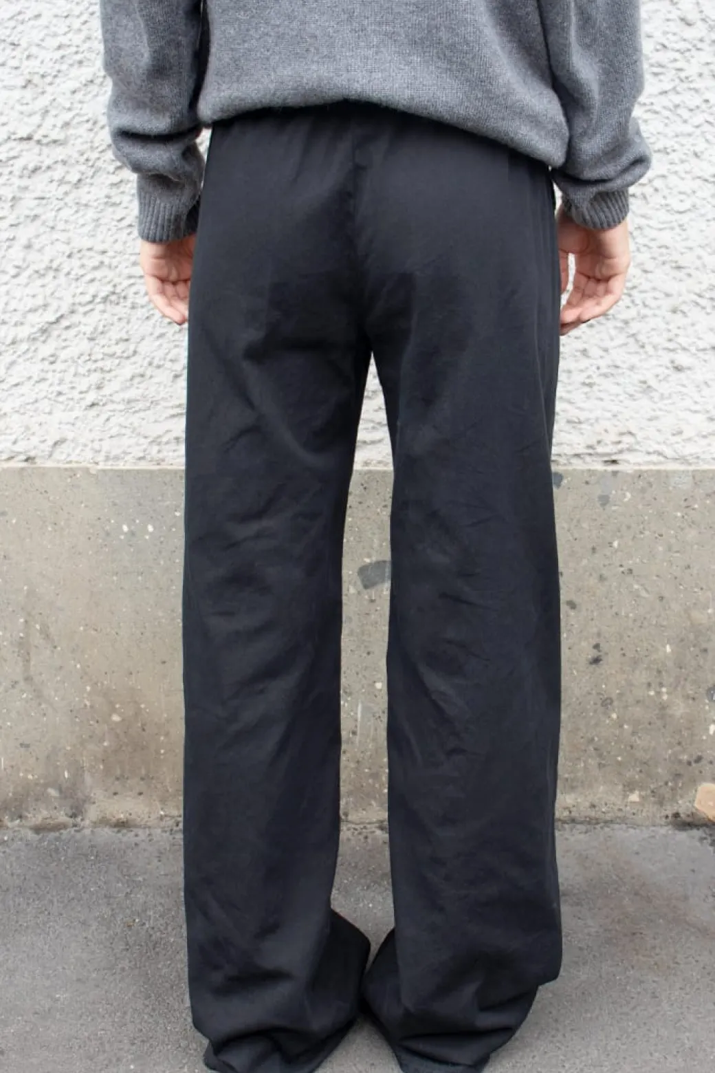 Pantaloni palazzo wide-leg con coulisse