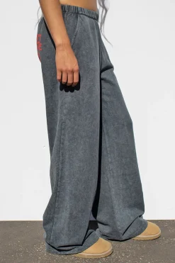 Pantaloni tuta wide-leg don't waste your tears