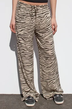 Pantaloni wide leg con coulisse