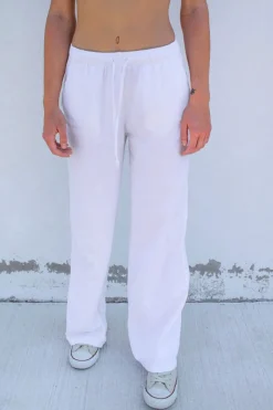 Pantaloni wide-leg con coulisse