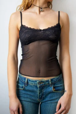 Tank top con fiocchetto