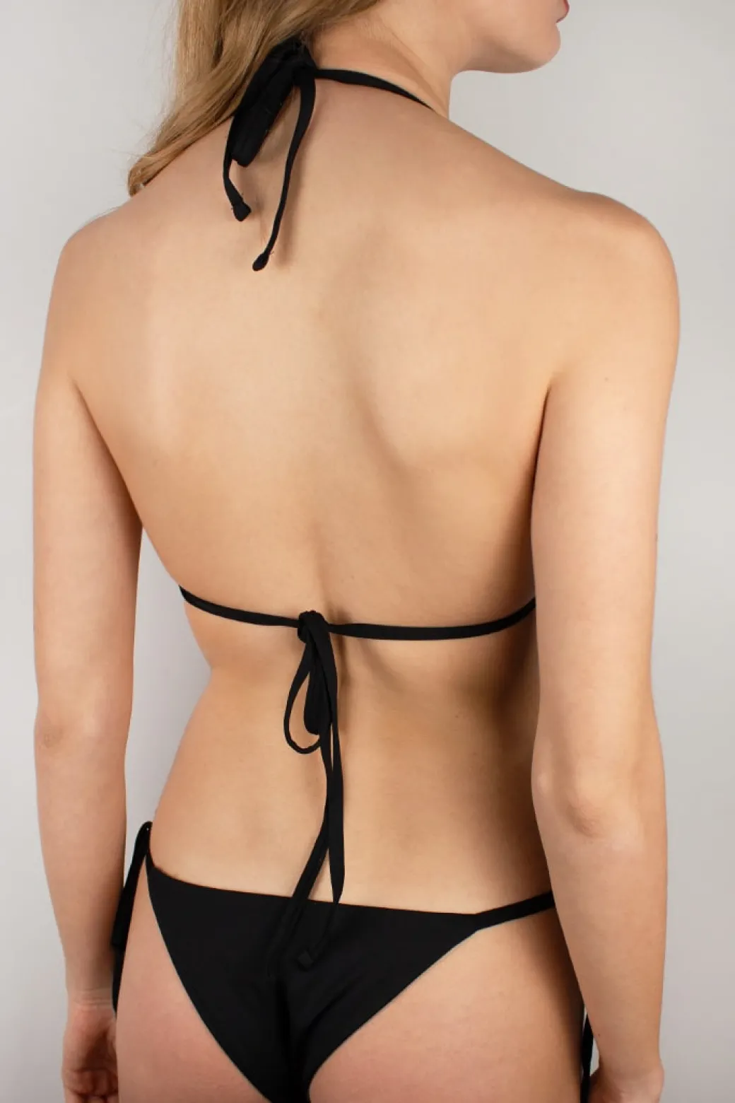 Top bikini triangolo anello double face