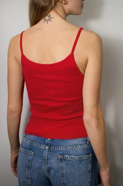 Top con spirale strass