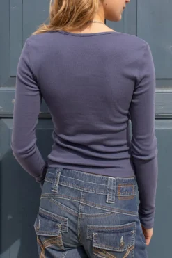 T-shirt con arricciatura