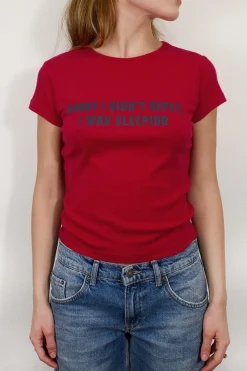 T-shirt I was sleeping