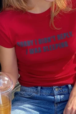 T-shirt I was sleeping